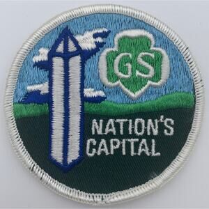 Girl Scout Patch - GS Nation's Capital - 1970's Vintage